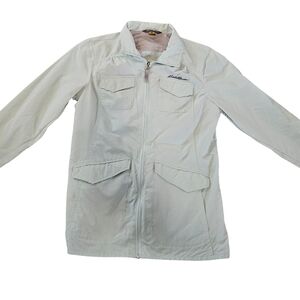 Eddie Bauer Travex Women’s XS Windbreaker Jacket Mint Green Full Zip Lightweight
